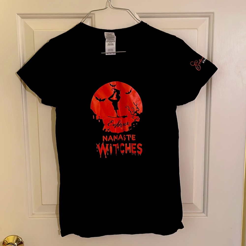 Size small women’s Tee Namaste Witches
